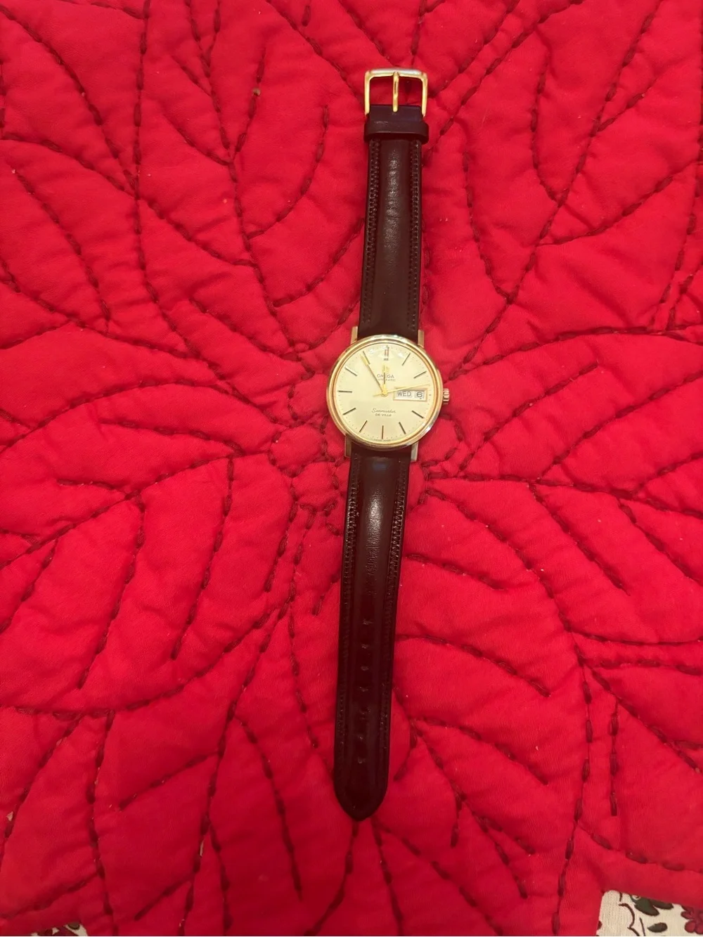 Omega Seamaster De Ville Silver Dial with Gold Accents